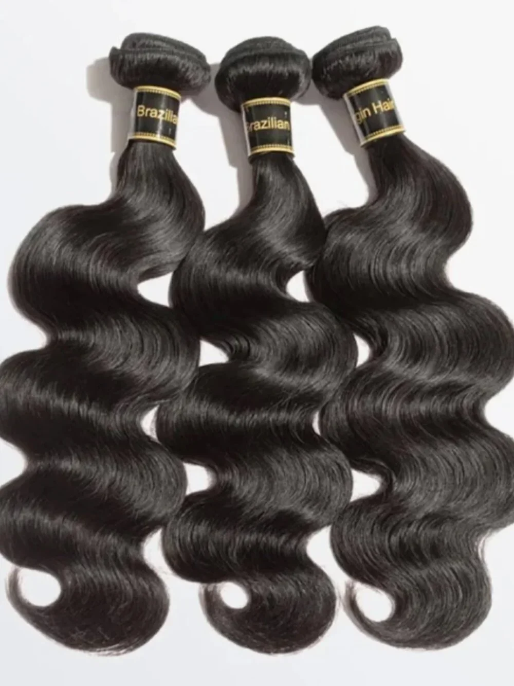 100% Human Hair Body Wave Bundles - 2 Luxurious & Natural Bundles 16'' & 18''